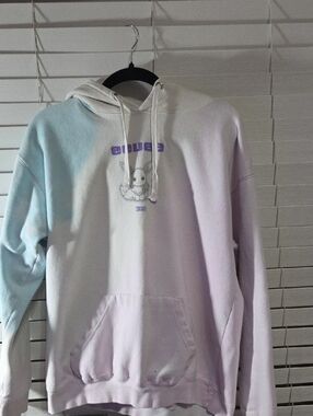 Pokemon Pastel Lavender and Light Blue Eevee Hoodie